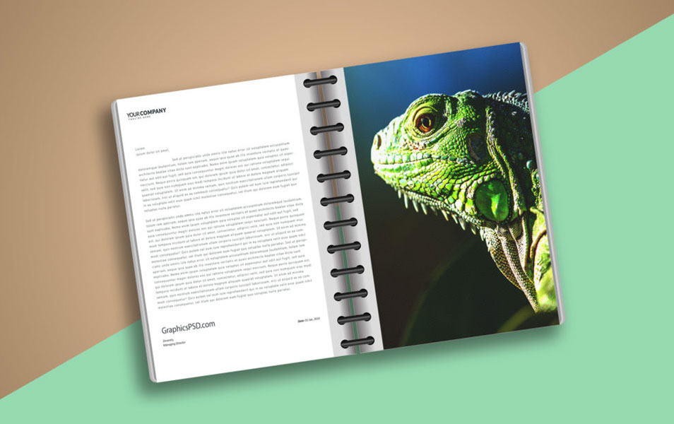 Download Free PSD Open Notebook Mockup » CSS Author