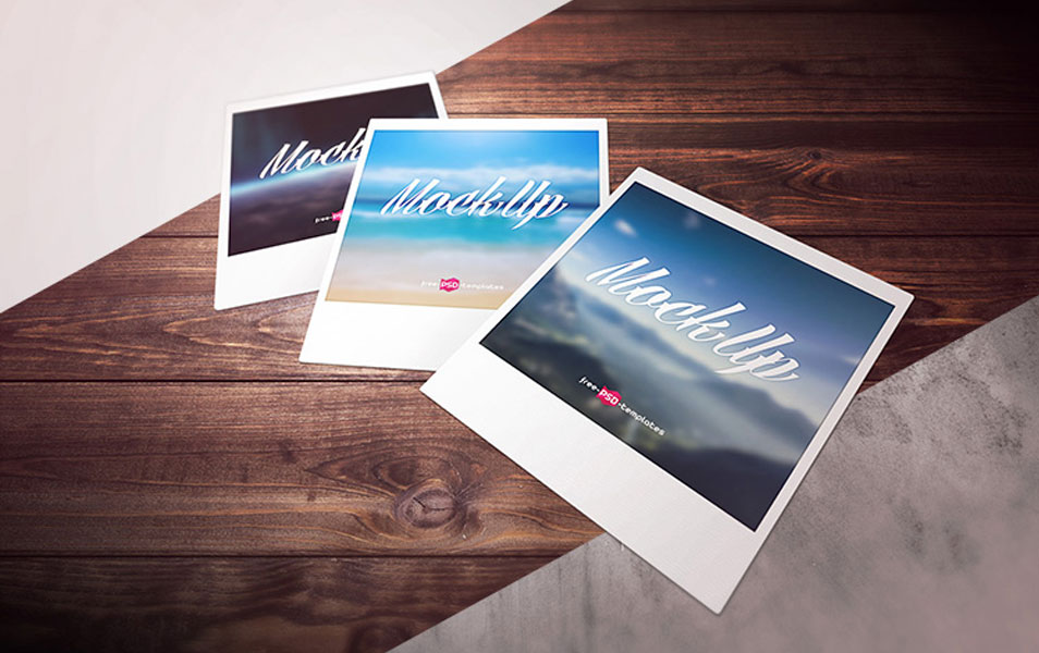 Free Polaroid Photo Mock-up In PSD » CSS Author