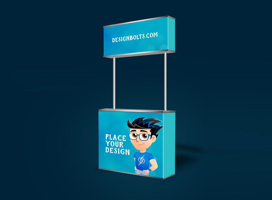 Download Free Trade Show Booth Display Stand Mock-Up PSD » CSS Author PSD Mockup Templates