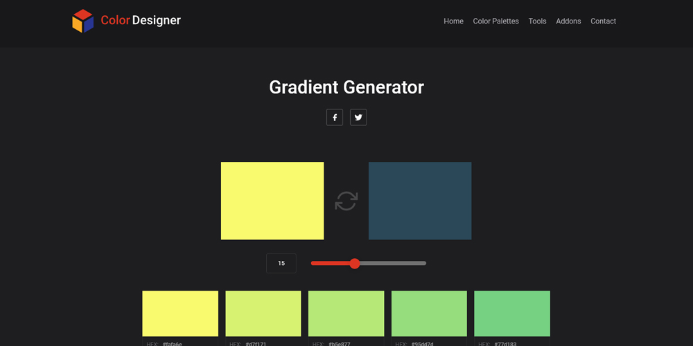 gradient generator colordesigner io