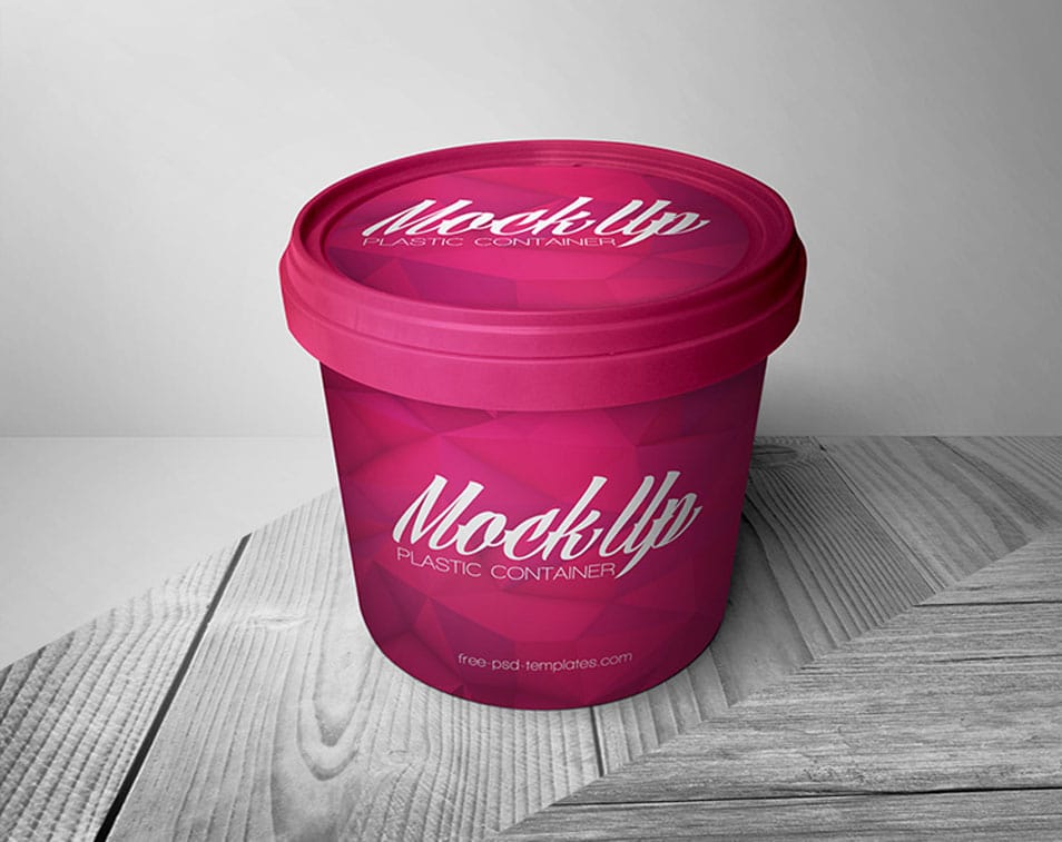 Download Free Plastic Container Packaging Mock-up In PSD » CSS Author
