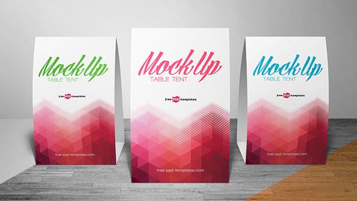 Download 10+ Best Free Table Tent Card Mockup Templates » CSS Author