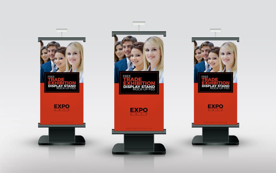 Download Free Trade Exhibition Display Stand Mock-up PSD » CSS Author