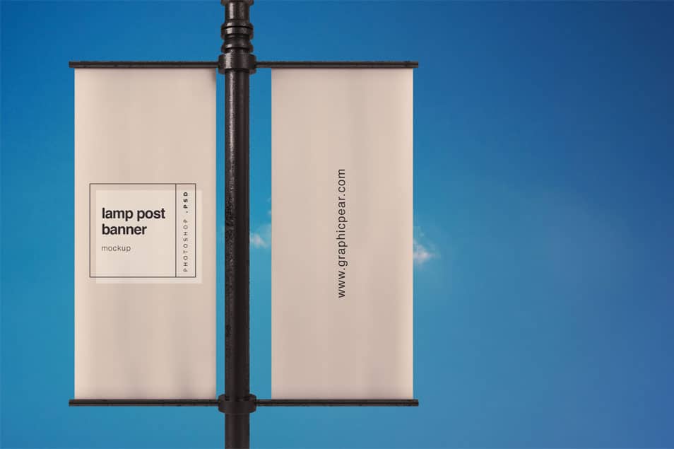 Download Lamp Post Banner Mockup » CSS Author