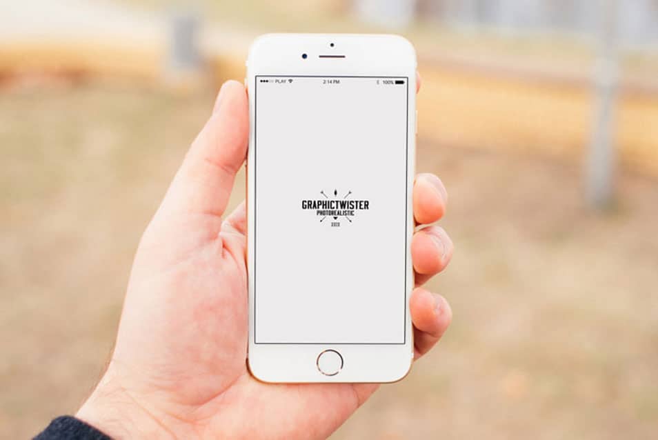 Man Hand IPhone 6 Mockup Blurred » CSS Author