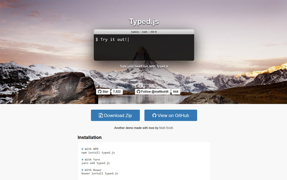 Typed.js