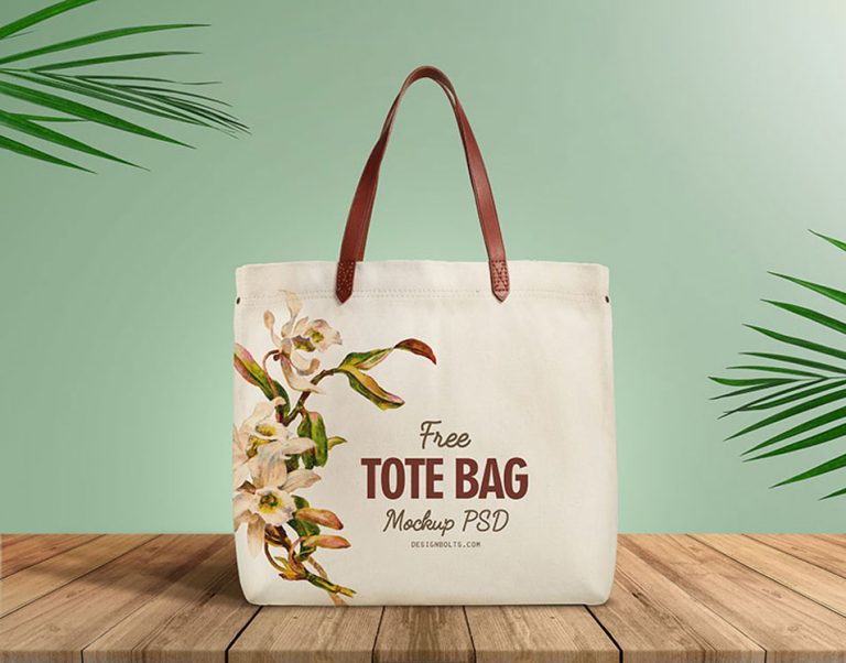 Download Free Organic Cotton Tote Shopping Bag Mockup PSD » CSS Author