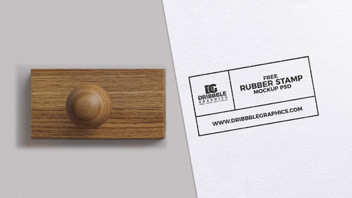 Free Rubber Stamp Mockup PSD » CSS Author