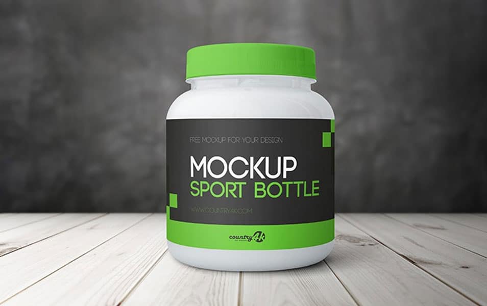Download Free Sport Bottle PSD MockUp In 4k » CSS Author