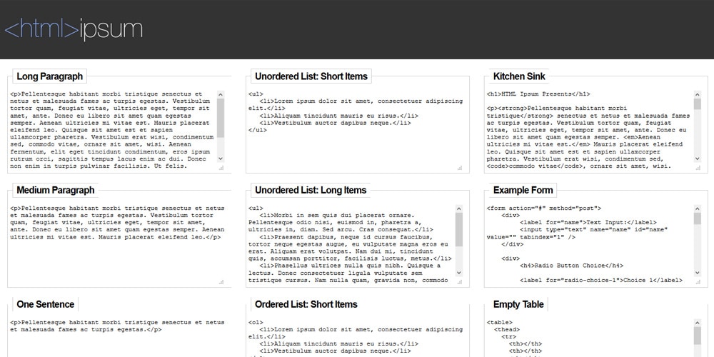 Dummy Text Generators And Tools » CSS Author image.