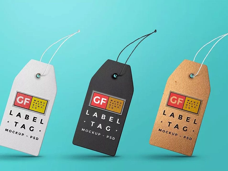 Download Label Tag Mockup PSD » CSS Author