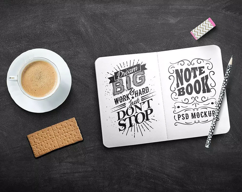 Sketchbook Mockup PSD » CSS Author