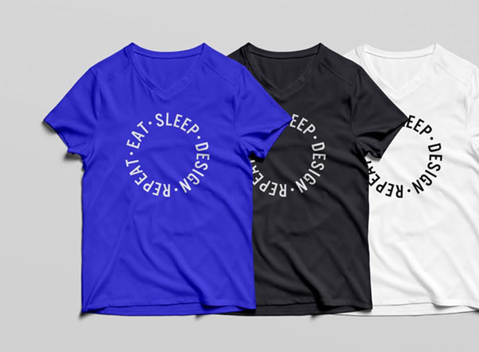 Download V-Neck T-Shirt MockUp PSD » CSS Author