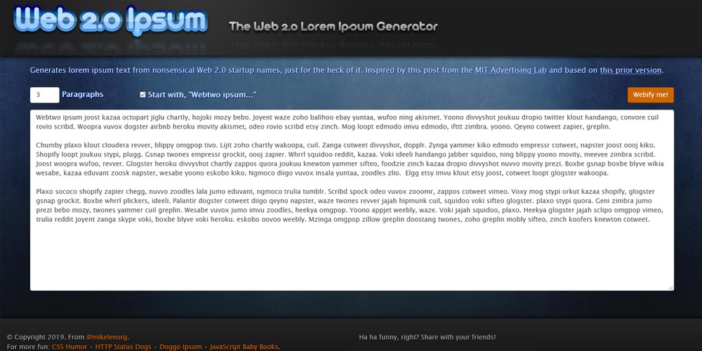Dummy Text Generators And Tools Css Author