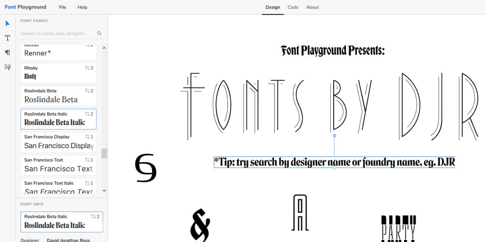 Font-Playground