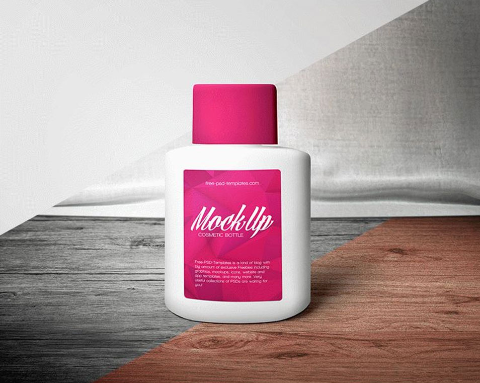 Download Free Cosmetic Bottle Mock-up In PSD » CSS Author
