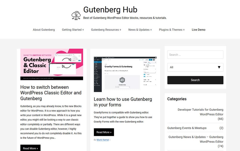 30+ Wordpress Gutenberg Plugins, eBook, Articles & Resources 13 Gutenberg Hub