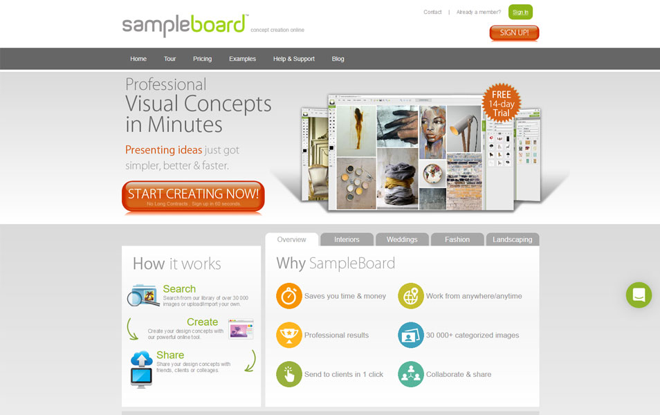 SampleBoard - Mood Board Creator