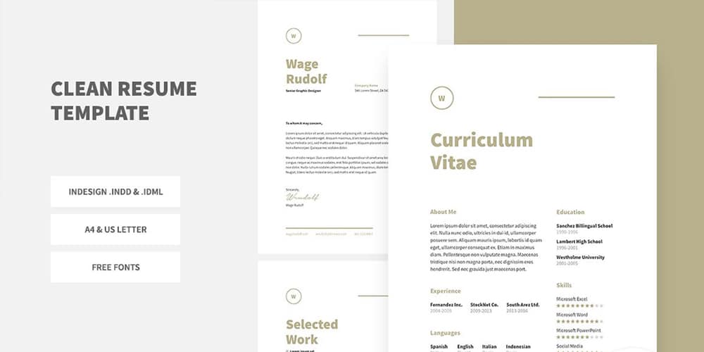 ultimate collection of free resume templates  u00bb css author