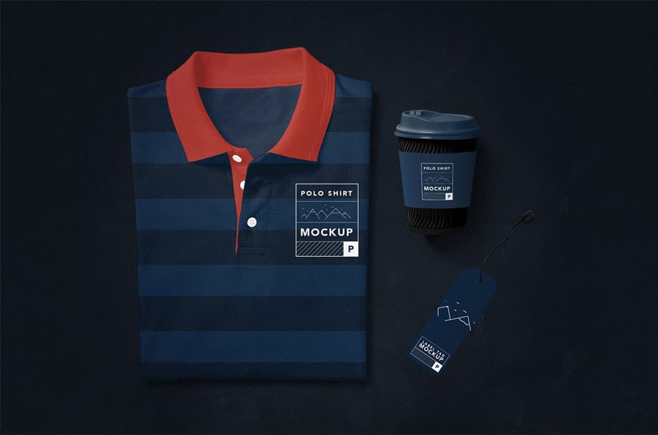 Download Free Modern Polo T-Shirt Mockup » CSS Author