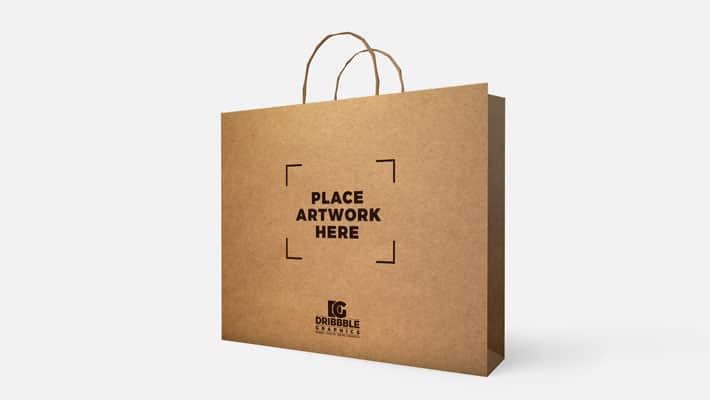 Download Free PSD Paper Bag Mockup » CSS Author