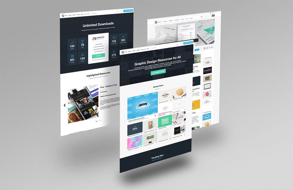 Download Free Website Mockup Pack » CSS Author