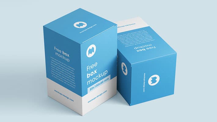 Download Free Box Mockups / 80x130x80 Mm » CSS Author