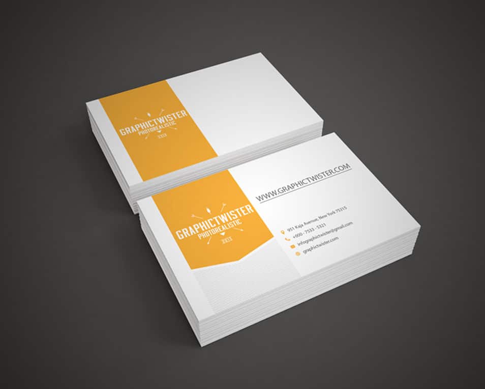 Download Photorealistic Business Card Mock-up Template » CSS Author