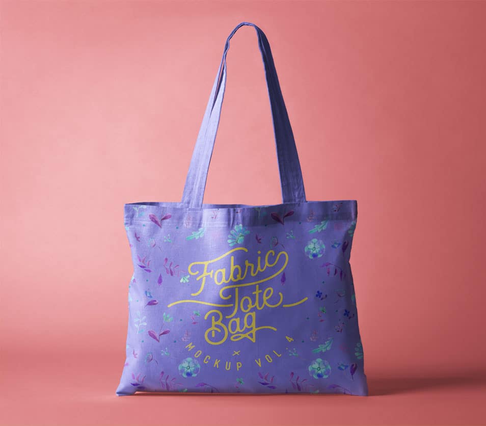 Download PSD Tote Bag Fabric Mockup » CSS Author