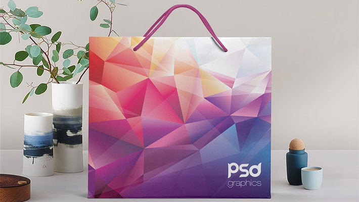 Download Shopping Paper Bag Mockup PSD » CSS Author