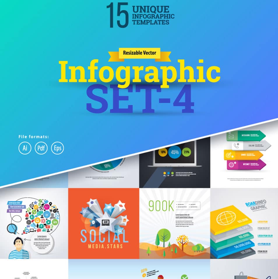 20 Amazing Infographic Templates Free Premium Css Author