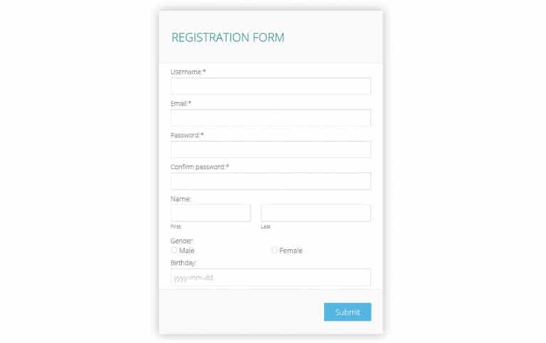 10 Mejores Constructores De Formularios Bootstrap Instinto 