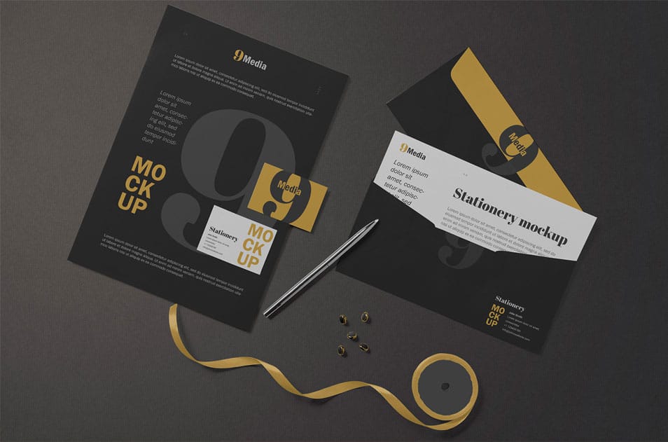 Download Free Letterhead & Business Card Mockup » CSS Author