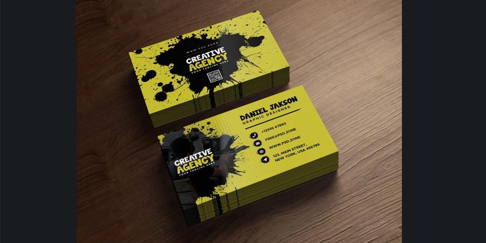 Agency Business Card PSD