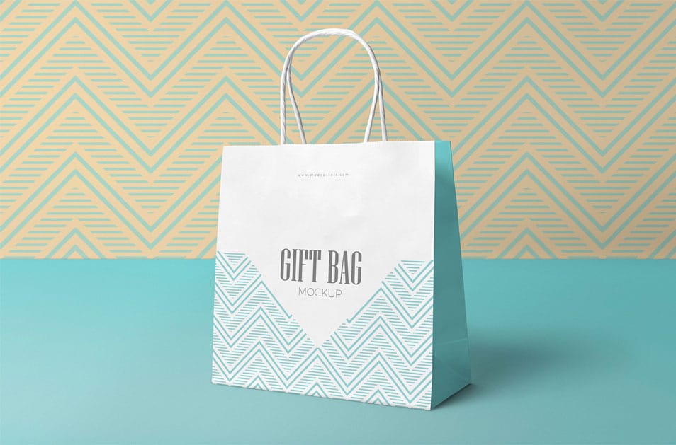 Download Free Attractive Gift Bag Mockup » CSS Author