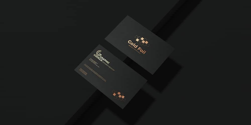 Download Matte Black Business Card Mockup Matte