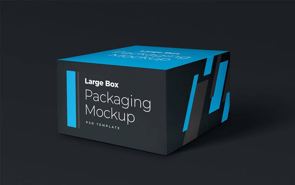 Download Free Free Large Box Packaging Mockup Css Author PSD Mockups.