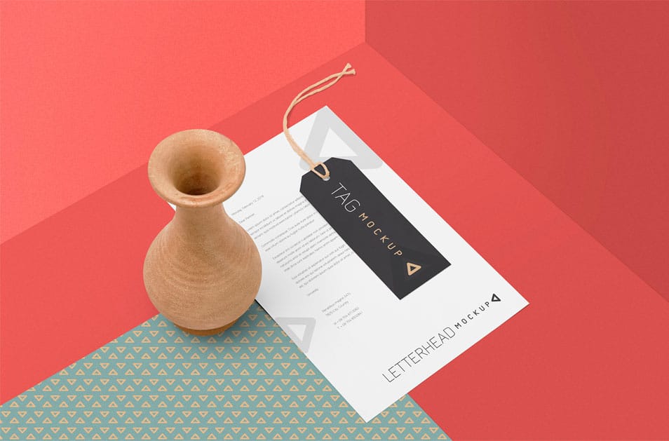 Download Free Letterhead Mockup PSD » CSS Author