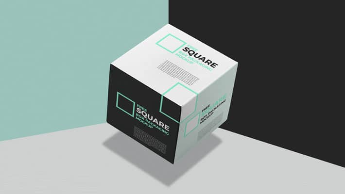 Download Free Square Box Packaging Mockup » CSS Author