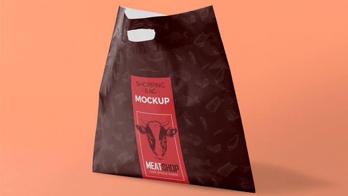 Download Free Standing Plastic Bag Mockup » CSS Author