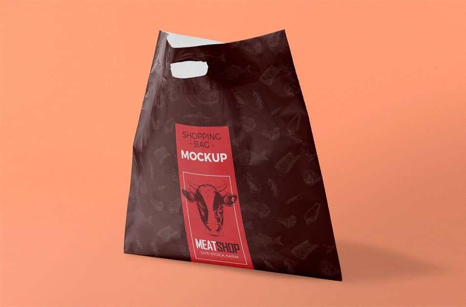 Download Free Standing Plastic Bag Mockup » CSS Author
