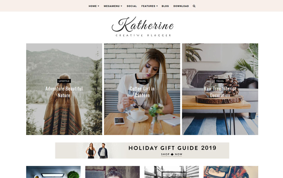 Katherine Responsive Blogger Template