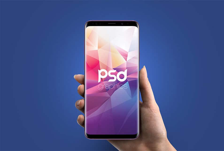 Download Samsung Galaxy S9 In Hand Mockup PSD » CSS Author