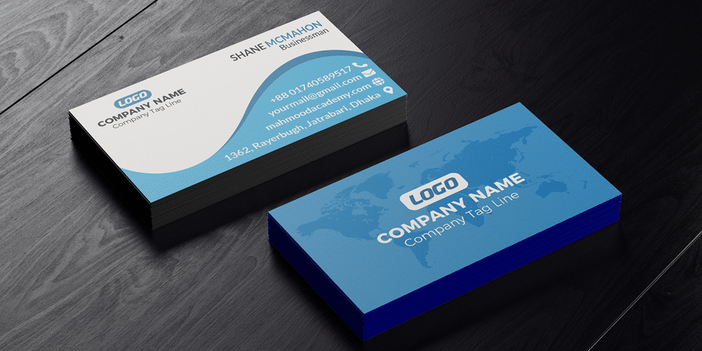 Download 100+ Free Business Card Mockups PSD » CSS Author