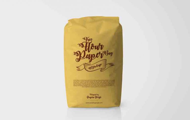 Download Free Flour Paper Bag Packaging Mockup » CSS Author