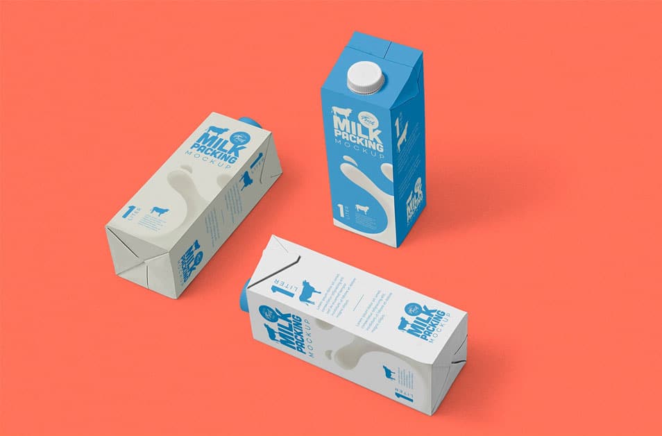 Download Free Milk Carton Mockup » CSS Author