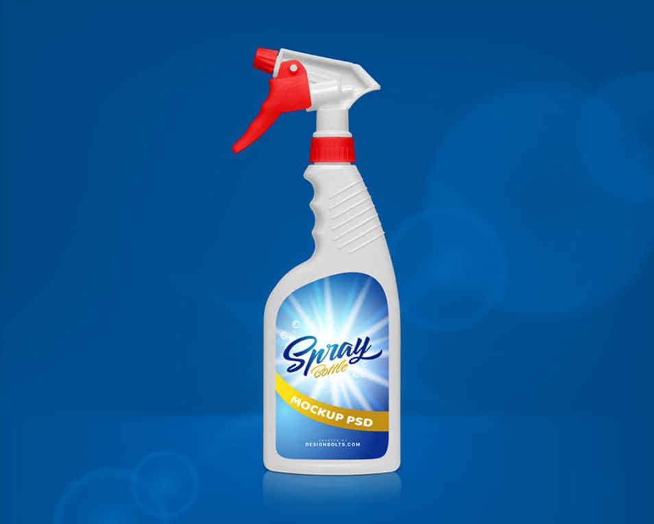 Download Free Opaque Plastic Spray Bottle Mockup PSD » CSS Author