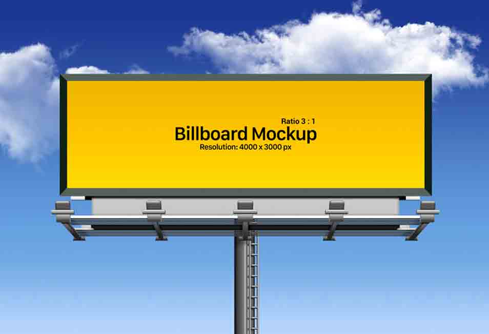 Download Free Outdoor Advertising Billboard Mockup Psd Css Author