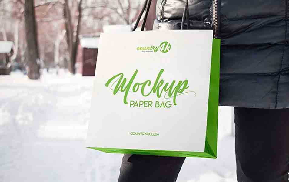 Download Free Paper Bag PSD MockUp In 4k » CSS Author