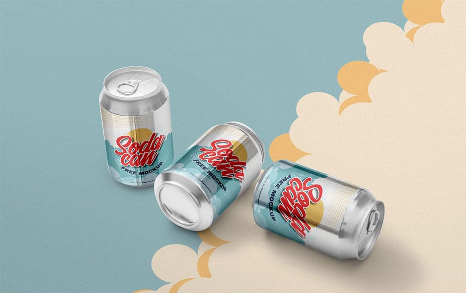 Download Free Soft Drink Can Mockup » CSS Author
